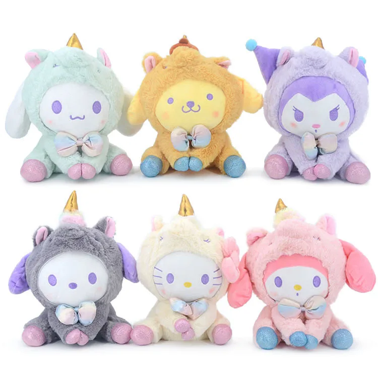 

Kawaii Newest Plush Stuffed Animals Plush Toys Cute Anime Cartoon Kuromi My Melody Plush Toy Figures Cinnamoroll