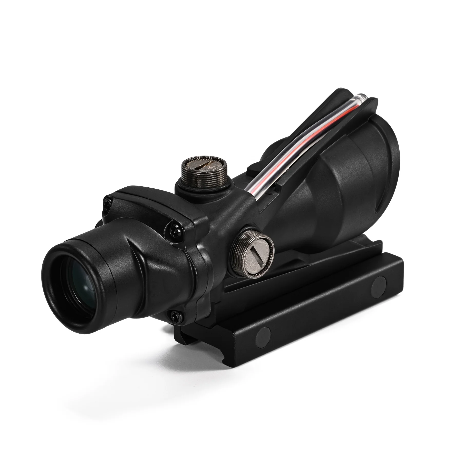 

New Type Hunting Tactical Holographic Reflex Sight Long Range Optical Rifle Scope, Black