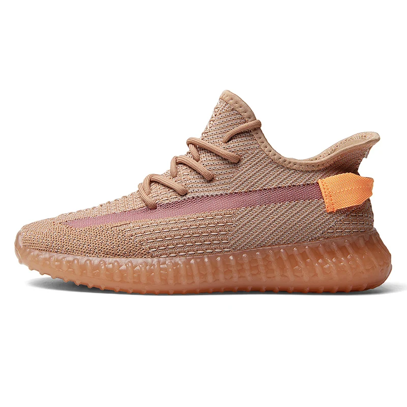 
High quality China wholesale breathable fly weave sports shoes outdoor casual shoes men Yeezy 350 V2 shoes 2019 
