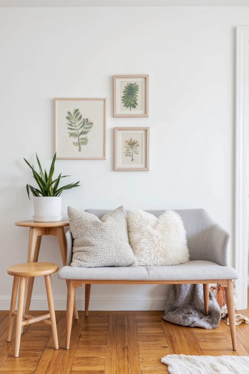 Washable walls in a family-friendly living room