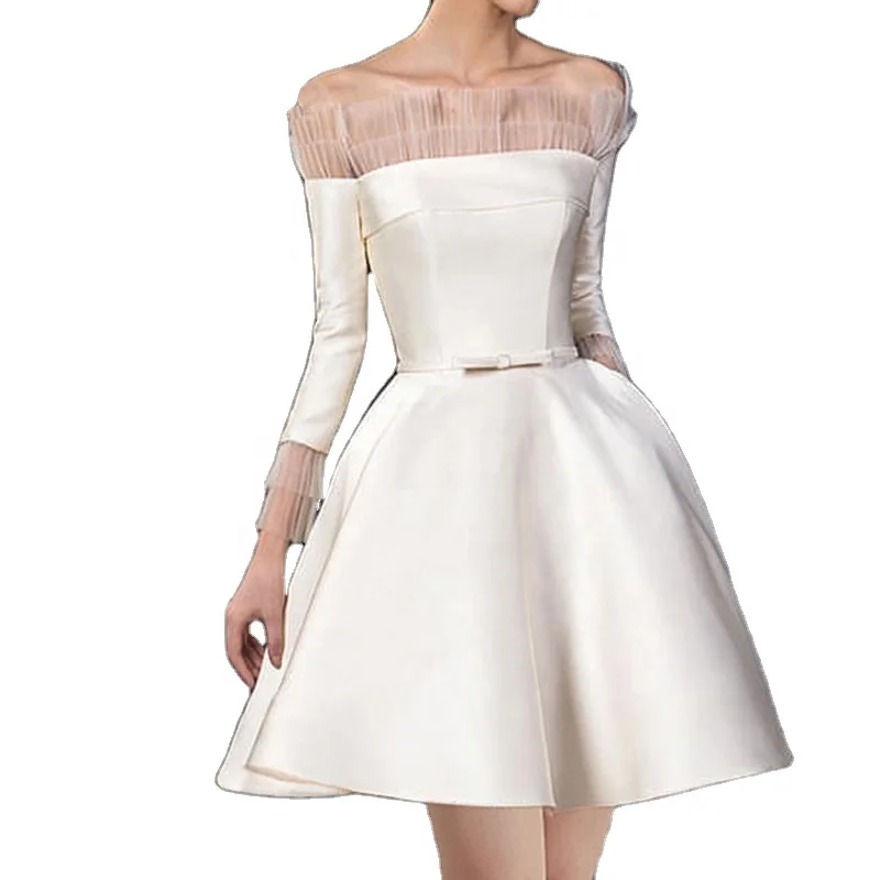 

High Quality Women Clothing Off-shoulder Lace Slim Fit Plus Size Party Evening Dress, Customized color