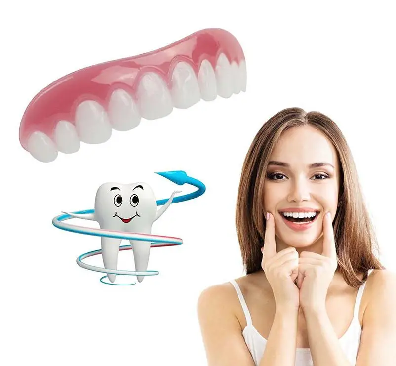 

Silicone Artificial Braces Simulation Teeth Braces Toys Whitening Dentures Teeth Whitening Stickers MZL