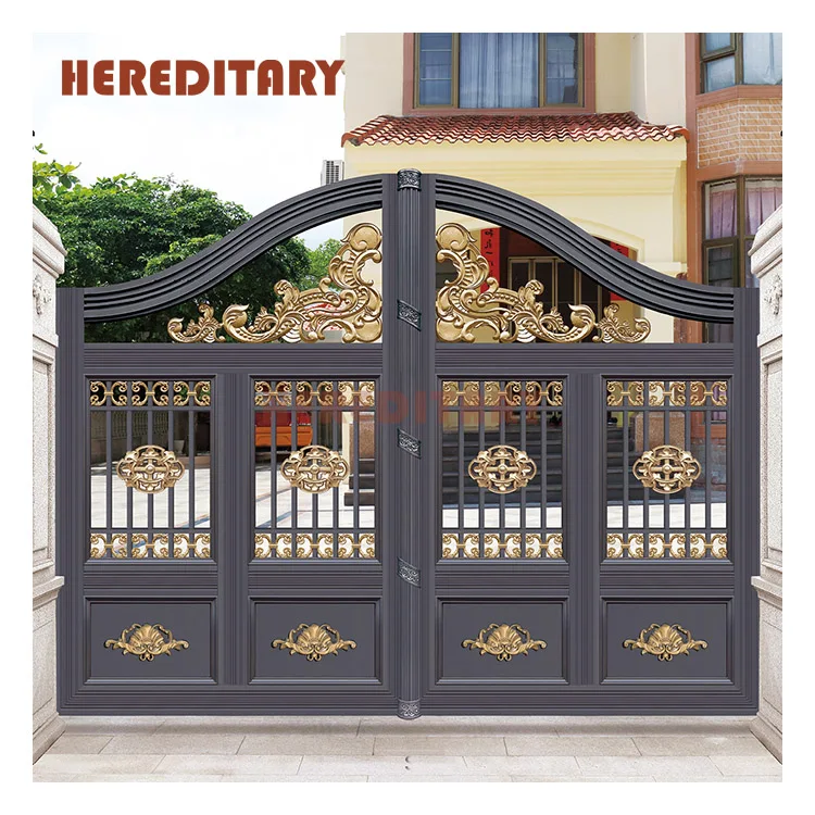 2021 Aluminum Villa Sliding Gates Front Garden Decorative Aluminum Main