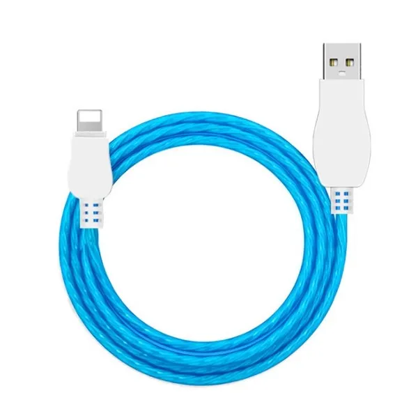 

Mobile Phone Flashing Led Data Cable Transfer Sync Charger Usb lightningcable Charging Cable For Android, Blue/red/green