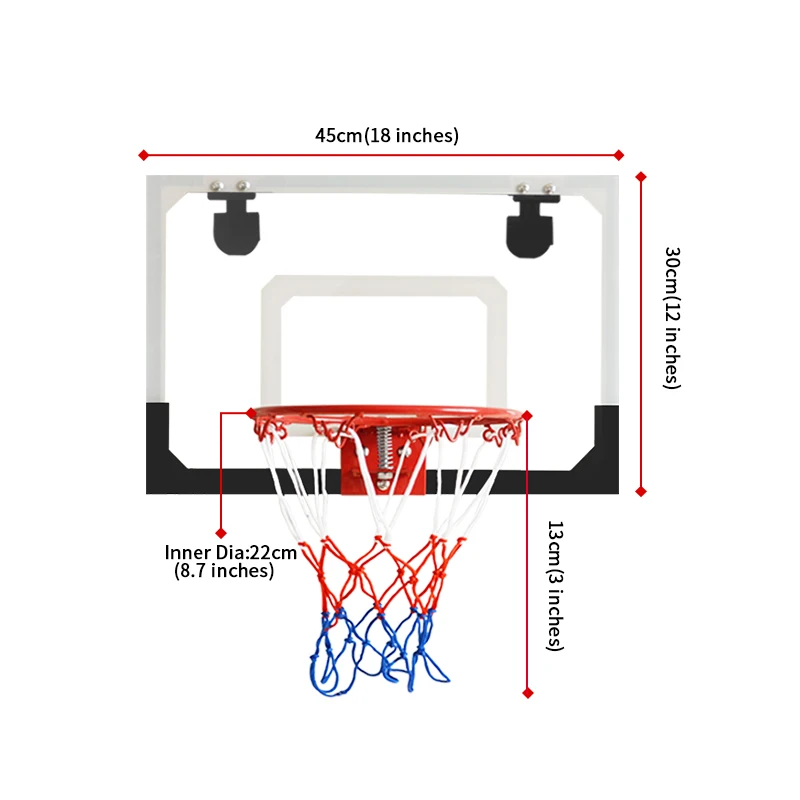 

Q011 A basketball stand for office recreation Wall Mount Wholesale Mini Basketball Hoop Portable basketball hoop for children, White