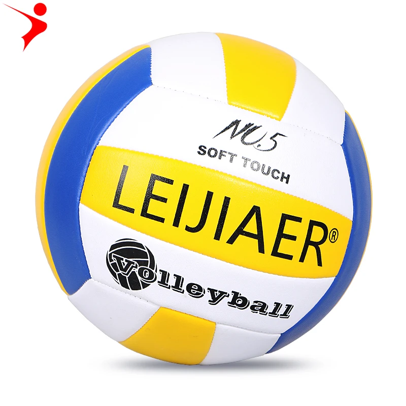 

leijiaer Size 5 Soft Volleyball Recreational Training Ball for All Ages Waterproof IndoorOutdoor Volleyball