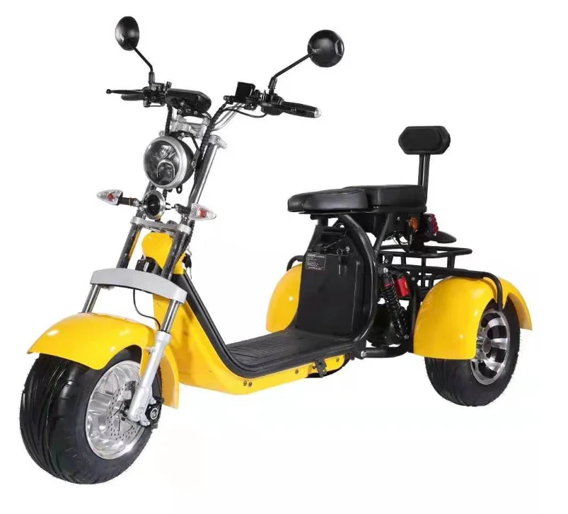 

LSY 60V 12A 2000w scooter Wholesale price Max load 200kg Adult 3 wheel motorcycle tricycle electric scooters