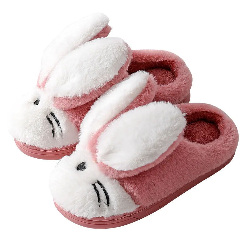 

Shangzhou OEM Sepatu anak Rabbits Wooden Floor Home Autumn And Winter Warm Fashion Slippers, Grey/red/brown/pink/orange/yellow