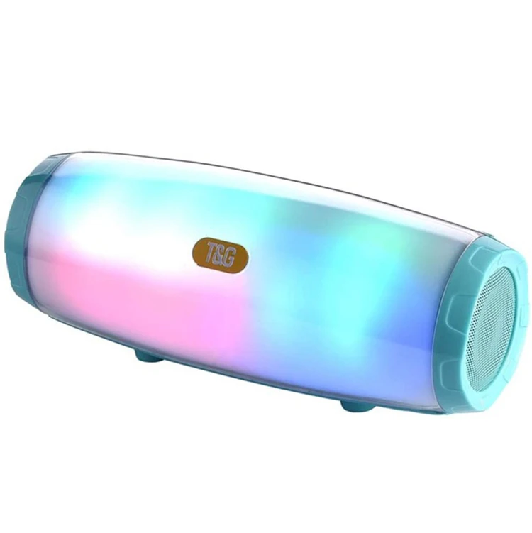 TG165 LED Portable pulse Speaker Waterproof FM Radio Wireless Mini Wireless LED Speaker