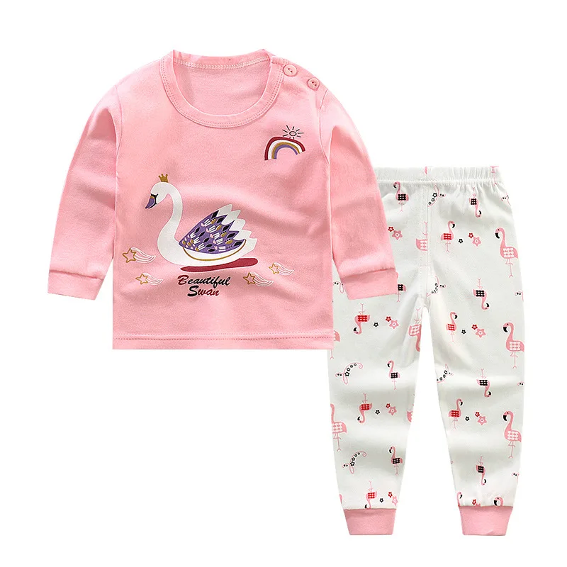 

Cheap Kids Long Sleeve Pure Cotton Homewear Pajamas Set