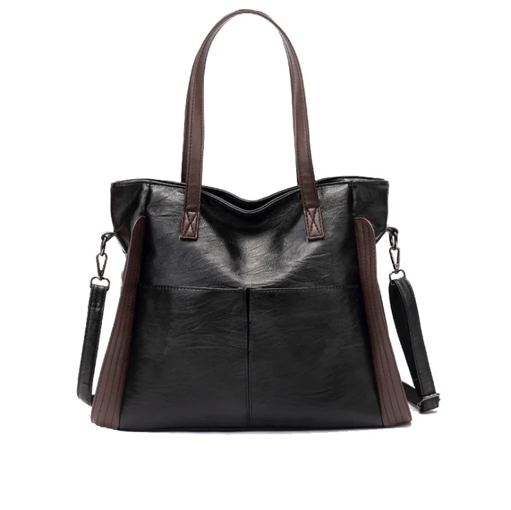 

Manufacture Good Quality Anti Theft Crossbody Bag Extra Large Tote Bags Leather Shoulder Bag, 2 colors