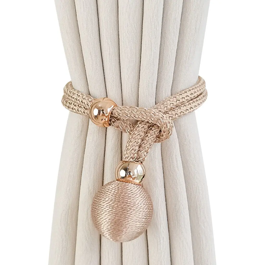 Wholesale Online Handmade Small Curtain Decoration Single Ball Tie Tassel Tieback