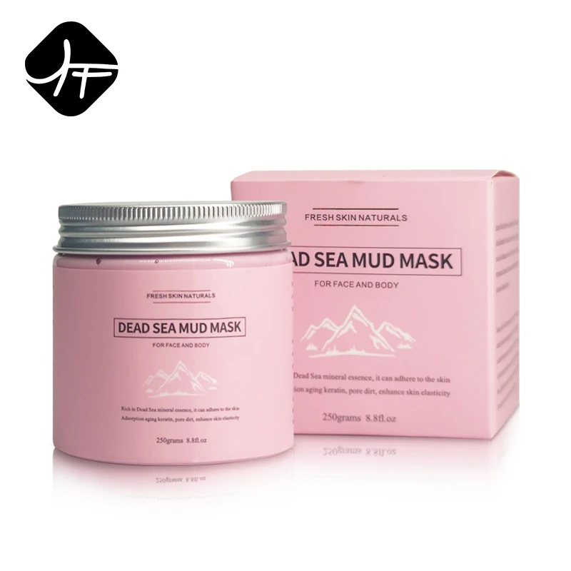 

Private Label Oem Hight Quality Clarifying Facial Skincare Small Pink Dead Sea Milk Repair Bright Mud Mask, Black