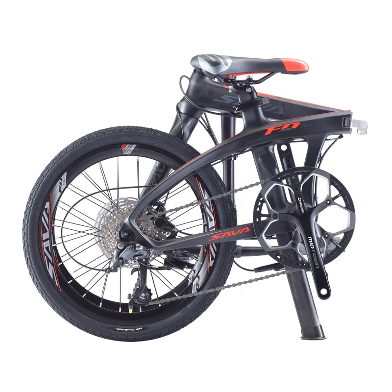 

New Style Carbon Fiber Frame Bike 20 inch Folding Bike Bicycle Lightweight Carbon Folding Bike 9/20/22 speed for choose