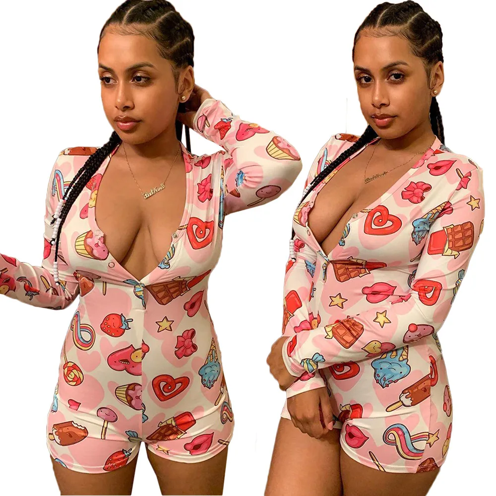 

2021 Women Pajamas Sexy Jumpsuits One Piece Jumpsuit Bodycon Jumpsuits