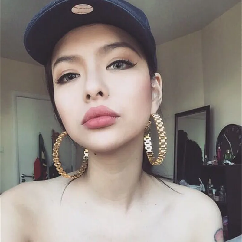 

Wholesale Gold Big Hoop Earrings Large Classic Earring For Women
