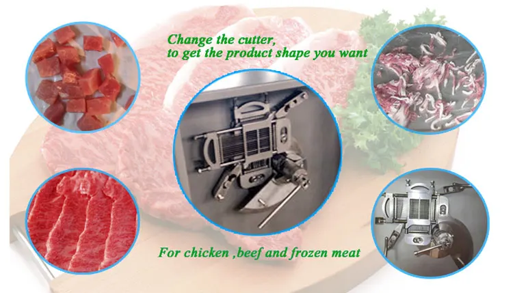 meat dicer cuber machine