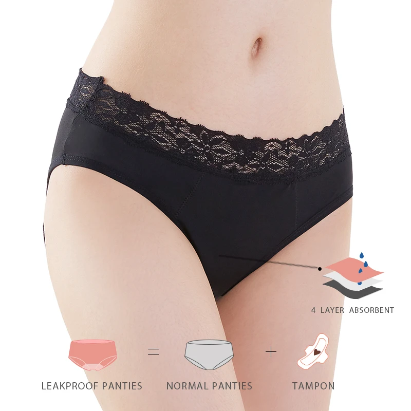 
2019 Lynmiss High quality Women Safety period panties menstrual Female Physiological Underwear Comfortable Menstrual Panties 