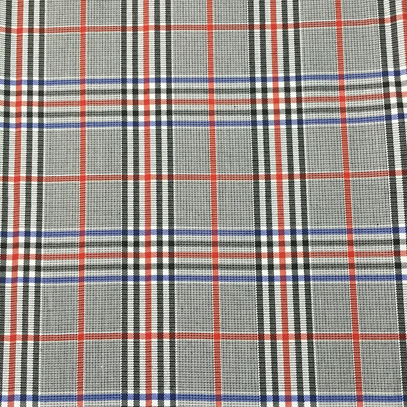 
PARISS fabric supplier polyester woven plaid suit fabric men for wholesale 
