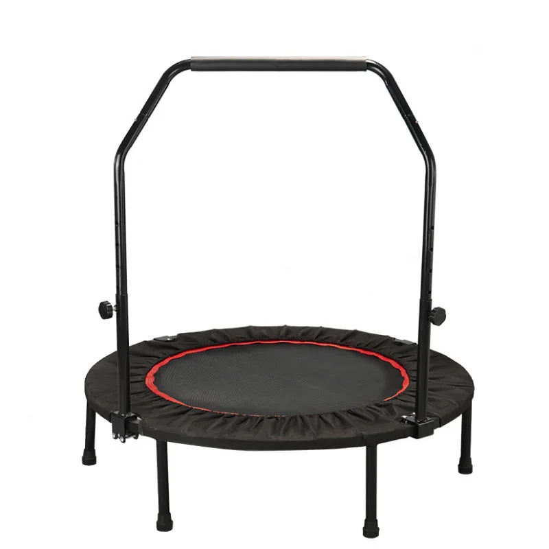 

Special Bounce Children'S Indoor Jumping Kids Fitness Trampoline Family Weight Loss Adult Gym Trampoline, Black red