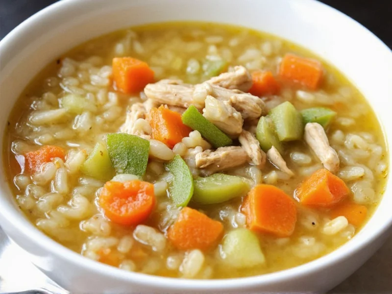 Perfect Chicken Vegetable Rice Soup Recipe in 30 Minutes