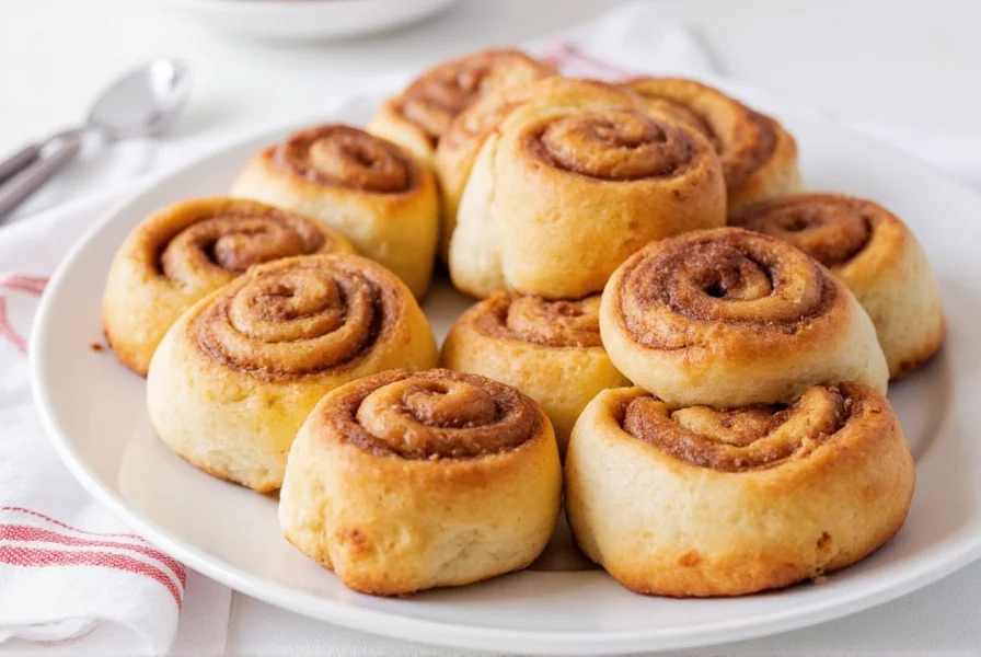 Step-by-step process of making easy homemade cinnamon rolls showing dough preparation, rolling, and baking stages
