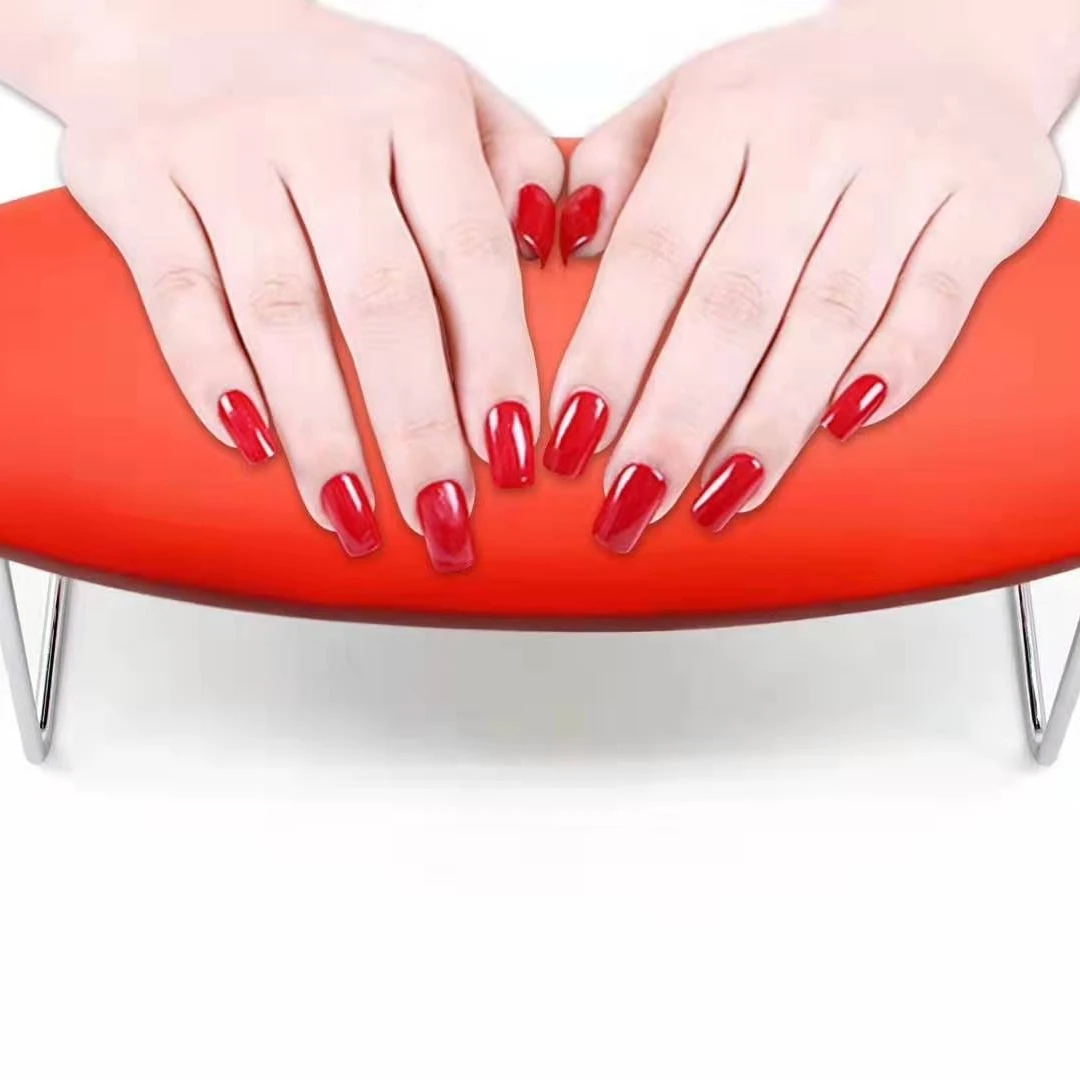 

Nail Art Mat Hand Arm Rest Nail Pillow Manicure Leather Hand Pillow