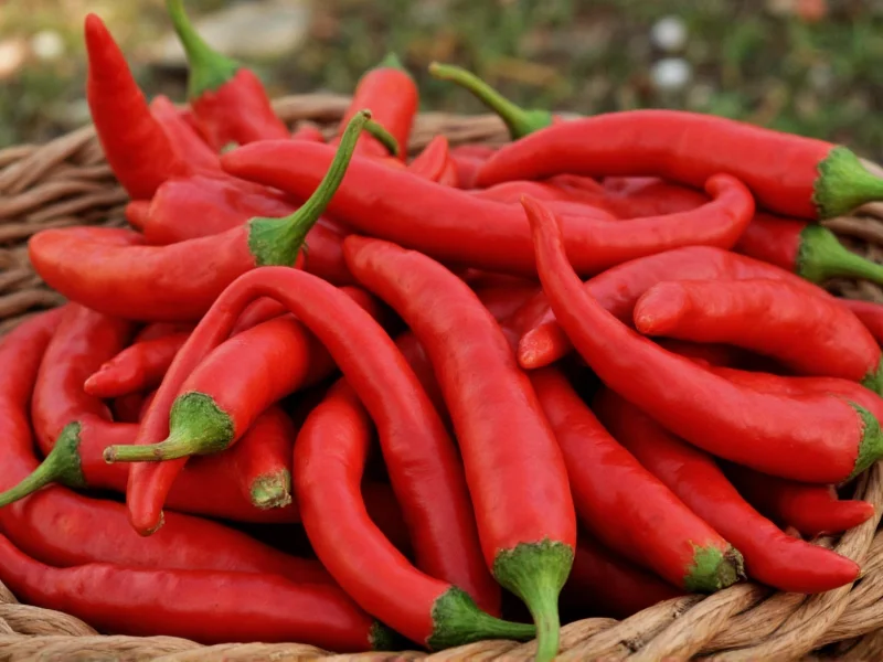 chile de arbol heat scale