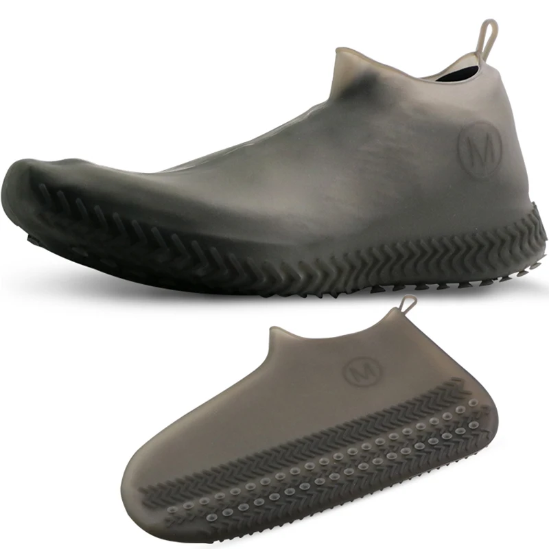 

High Quality Rain Reusable Silicone Waterproof Protection Non Slip Chunky Biodegradable Shoe Cover, Black,grey,lime,clear,french blue,magenta,orange,blue elixir