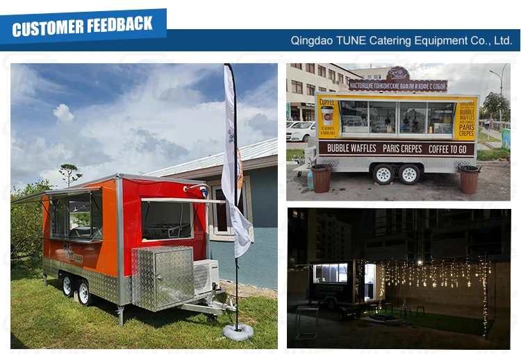 Multifunction Snack Truck Car Caravan Kitchen Fast Food Truck With Low Price factory