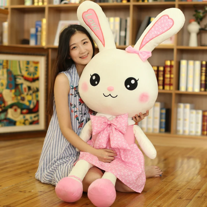 
2019 New Creative Bunny Plush Toys Festival Promotional Gifts Rabbit Soft Toys for Kids 