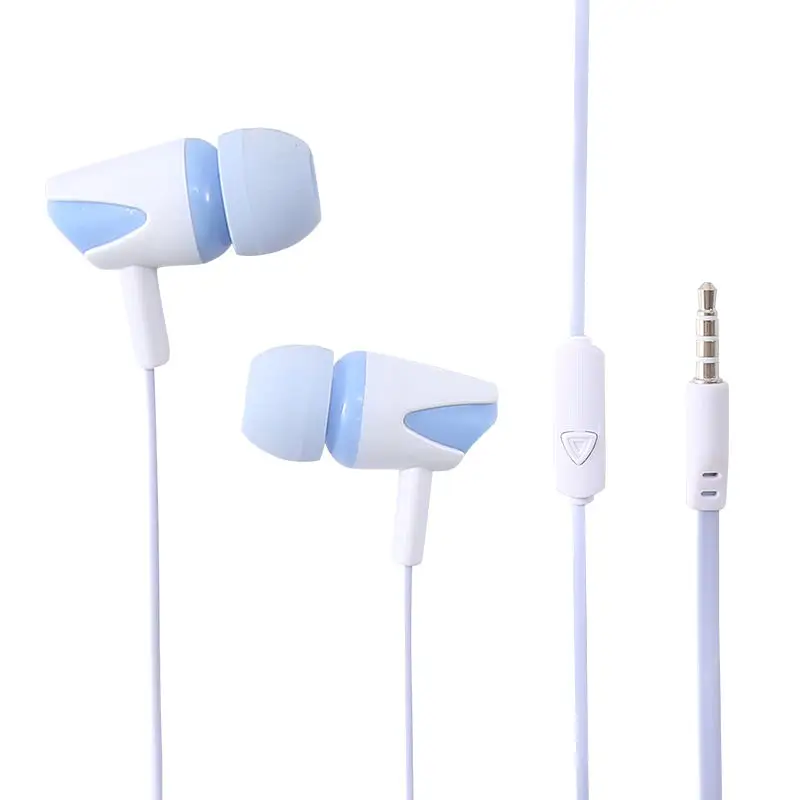 

Wholesale 3.5mm Wired Sports Earphone Stereo In-Ear Headphones For Computer Mobile Phone MP3 Music, Pink, blue, green, yellow