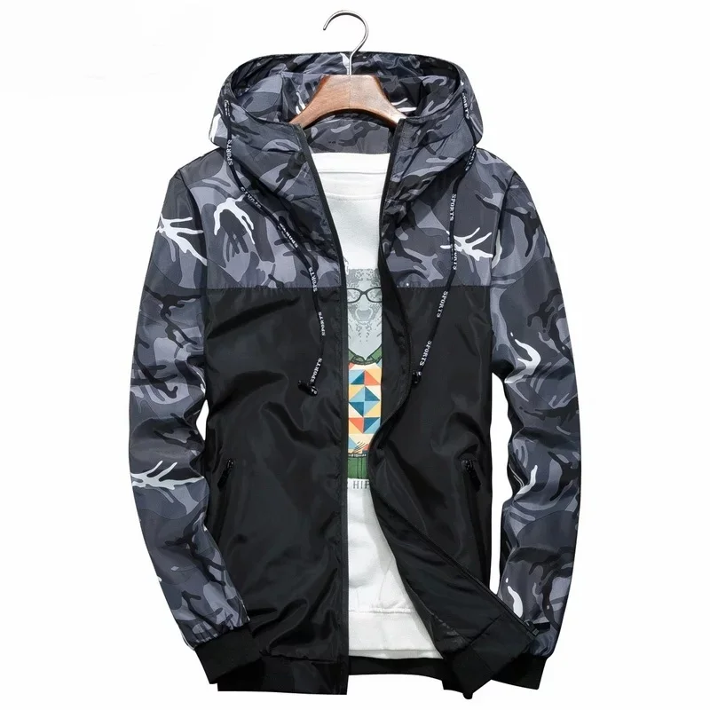 

10% off New Men Camouflage Denim Jacket Slim Fit Camo Jean Jackets For Men Trucker Jackets Outerwear Coat Size M-6XL Turn Down