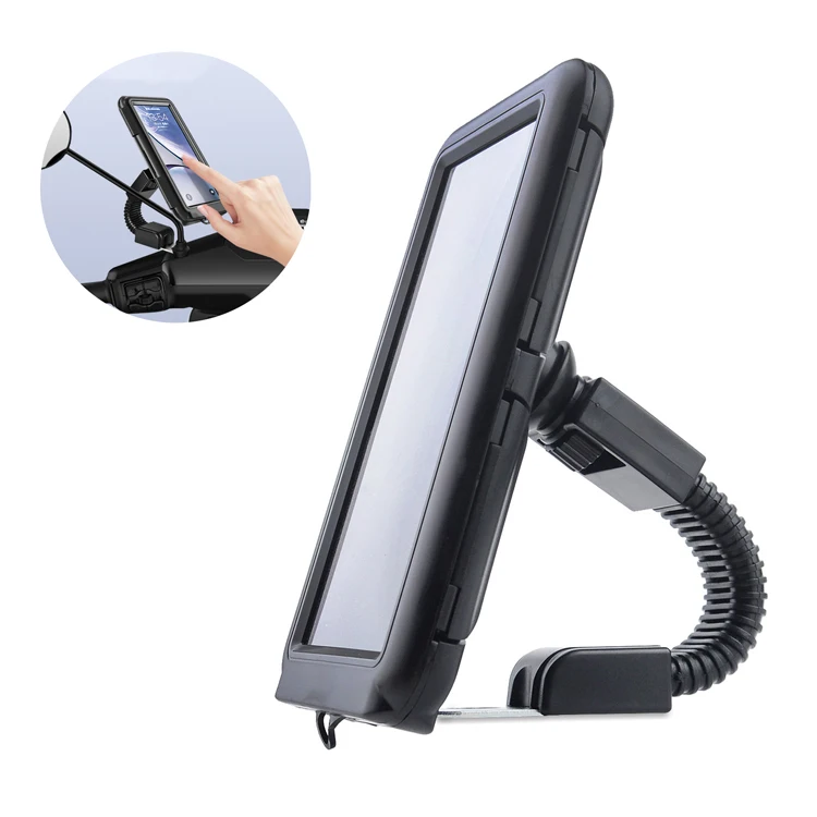 

Waterproof 360 Degree Rotation Bicycle Motorcycles Scooter Bike Mount Mobile Phone Holder Bike Smart Phone Bag Bike GPS Stand