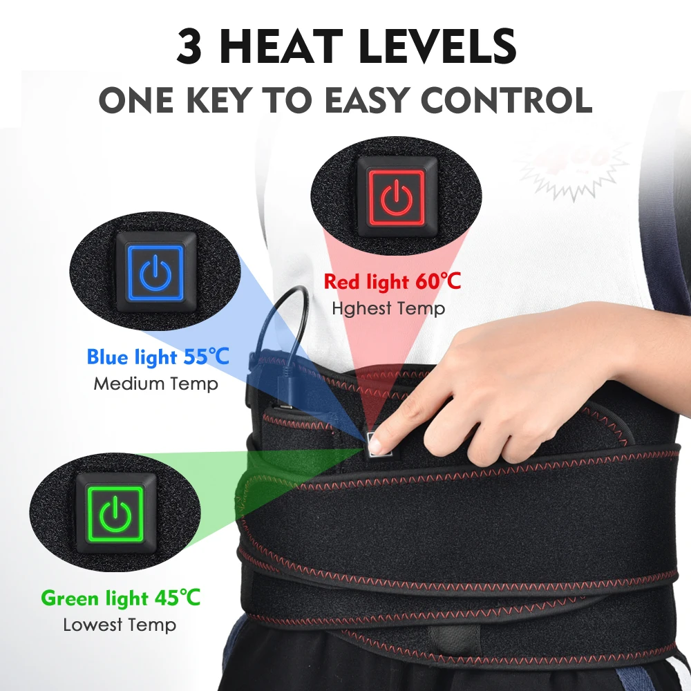 Dropshipping Hot Pressing Adjustable Lumbar Lower Back Arthritis Far Infrared Self Heating Waist Brace Belt.jpg