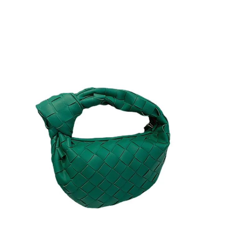 

Female bag 2021 new fashion braided underarm bag ins popular western style handbag shoulder bag trendy, 4 colors