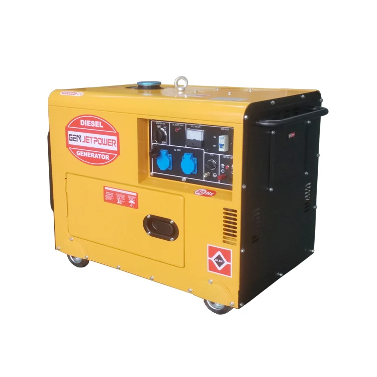 
diesel generator 6kv portable standby power genset for home use 