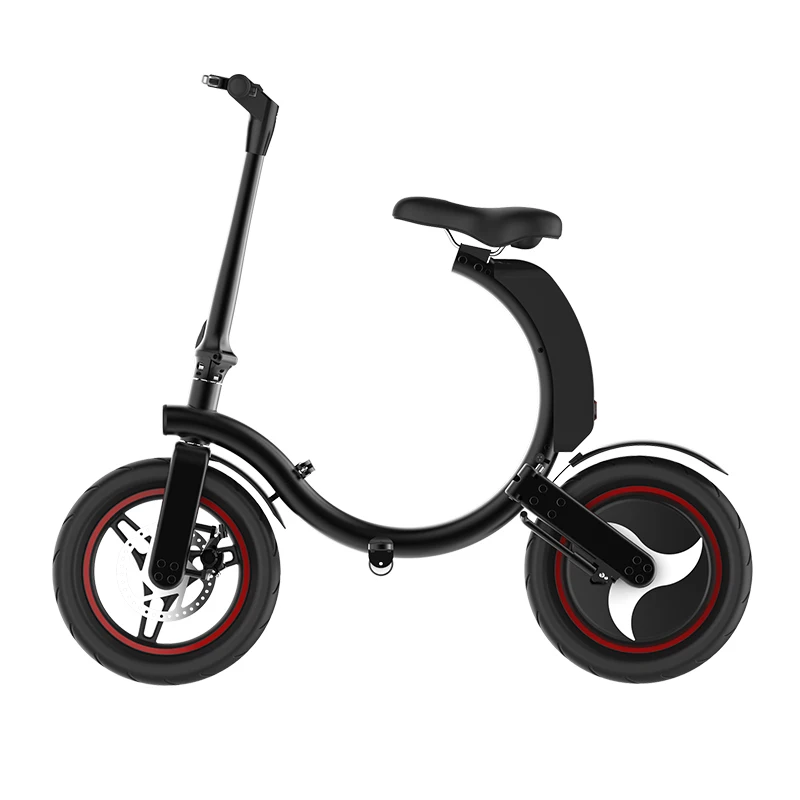 2021 Cheap 36V 550W Crownwheel 100% full folding fat tire electric bicycle
