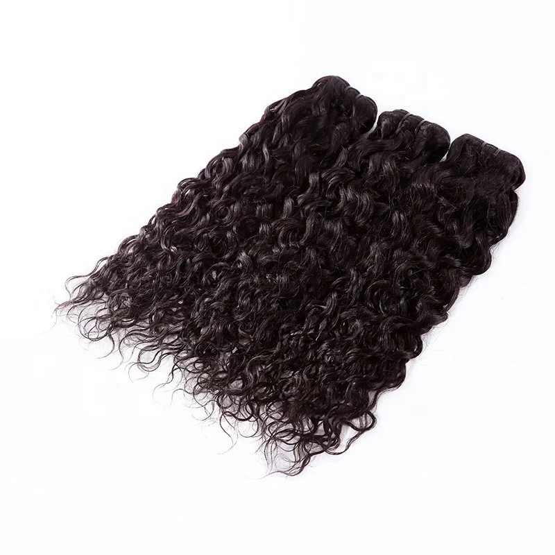 

Hair Extension Bundles Brazil Virgin Human Hair Water Wave Curly Wigs, Pics