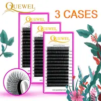 

QUEWEL Wholesale Accept Custom Labels YY Eyelash Extension High Quality Eyelash Extensions Private Label