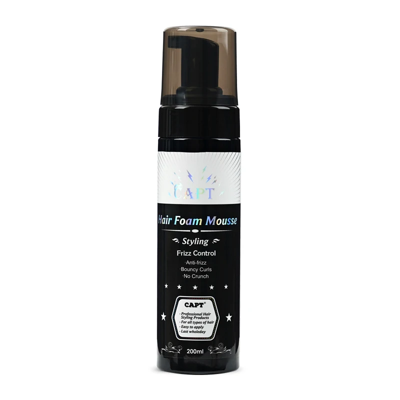 

Private Label Edge Control Curls Defining Styling Foamng Hair Foam Mousse