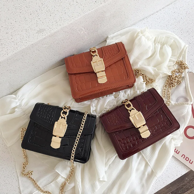 

Wholesale Ladies Handbag Fashion Temperament Crossbody Bag Chain Purses 1413