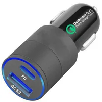 

Universal 12V 9V Type-C QC3.0 PD Quick Fast Electric USB Car Charger for Mobile Phone