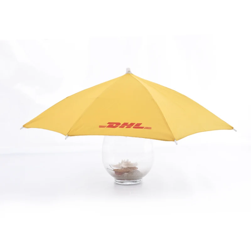 

Mini Paraguas Parapluie Sombrillas Fishing Small Sun Hat Head Umbrella, Customized color