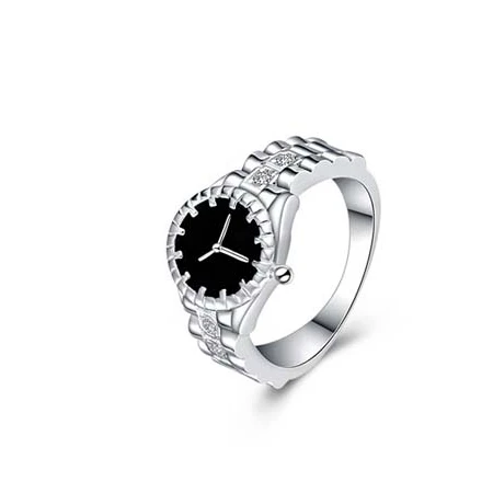 

2020 Hot Sale Korean Style watch Ring for finger, Silver color