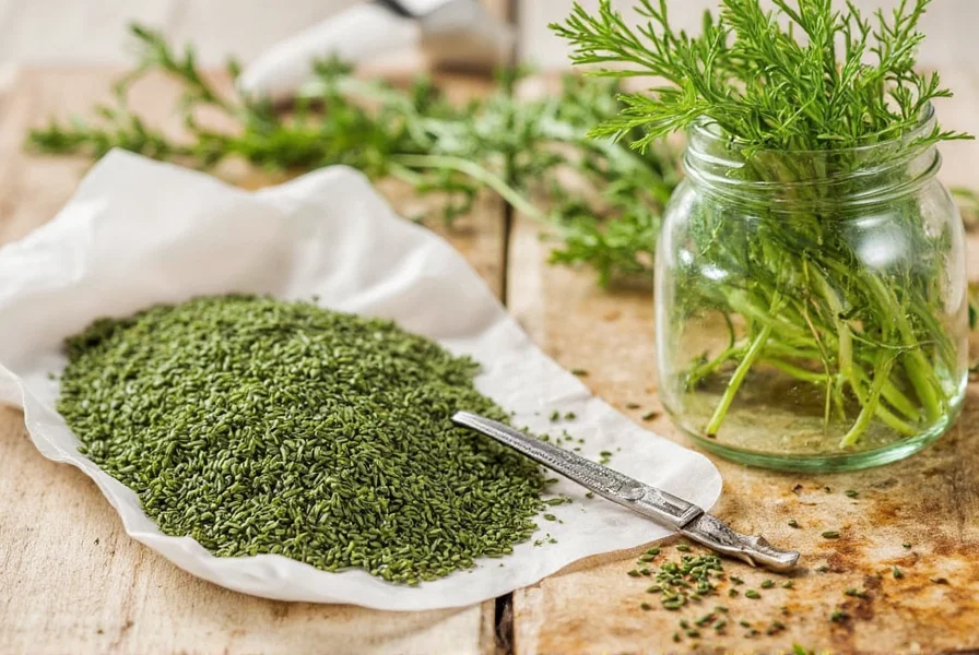 Spice Rack with Various Seeds