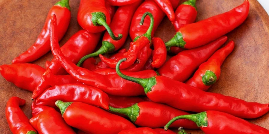 Chef wearing gloves slicing a ghost pepper into a cutting board