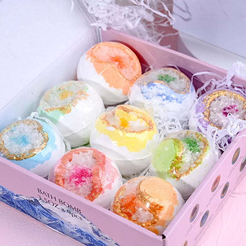 

Make Your Own Bath Bomb Kit Colorful Customized Luxury Fizz Bubble Bath Bombs, As picture show
