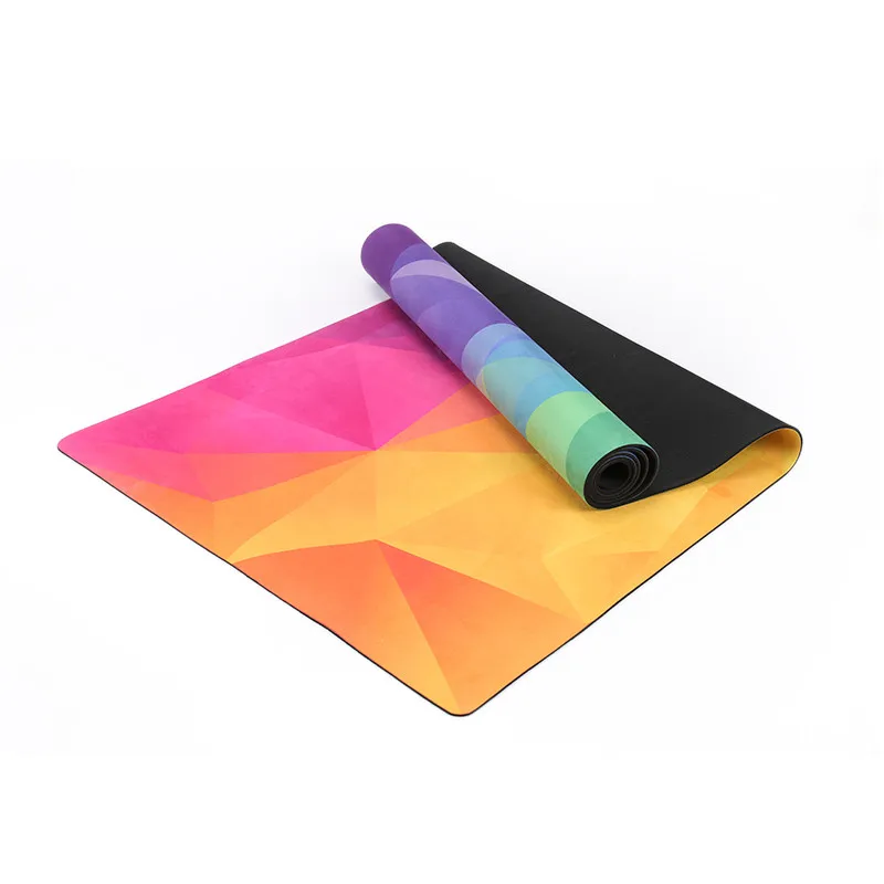 

Wholesale black custom printed natural rubber EVA/NBR/PVC/TPE eco-friendly yoga mat india, Full color as per your design