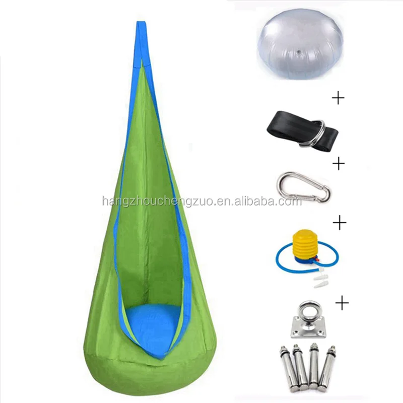 CZX-75 Creative Kid Hammock Garden Furniture Pod Swings Chair Indoor Outdoor Hanging Seat Child Cocoon Swing Seat Patio Portable